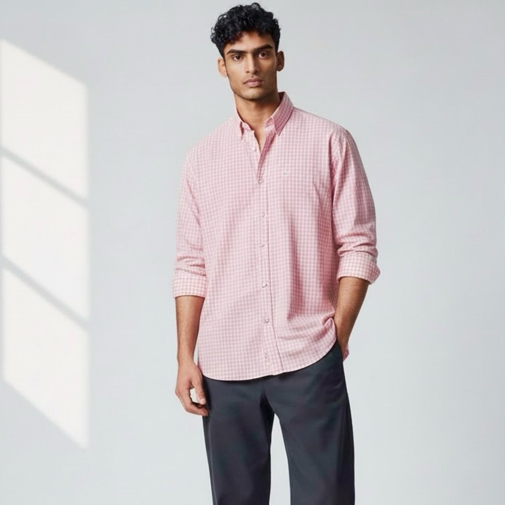 Southern Tide Gingham Plaid Button Down Shirt